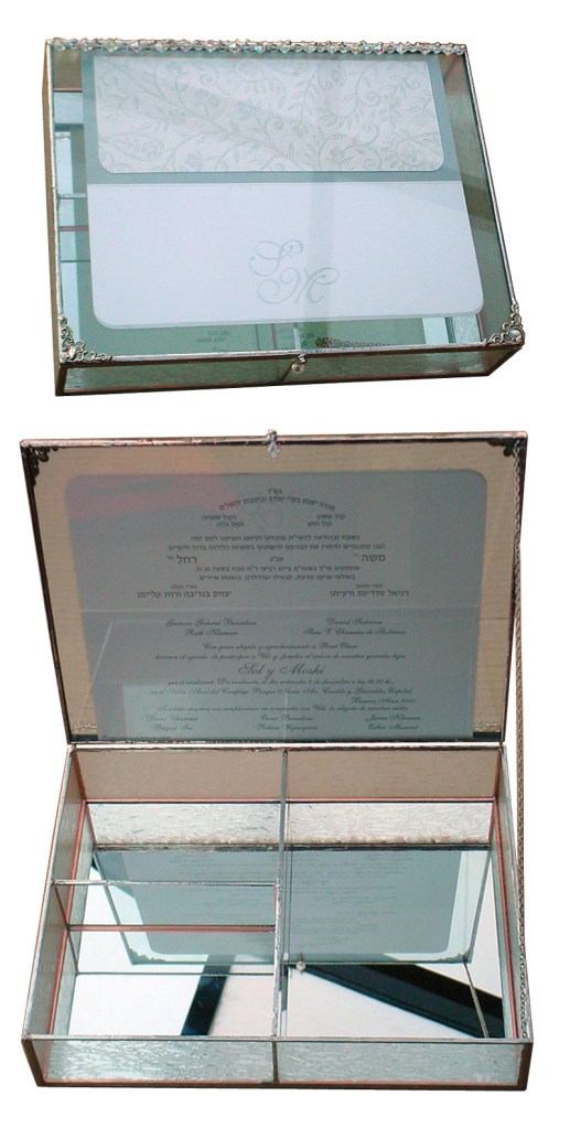 Wedding glass box