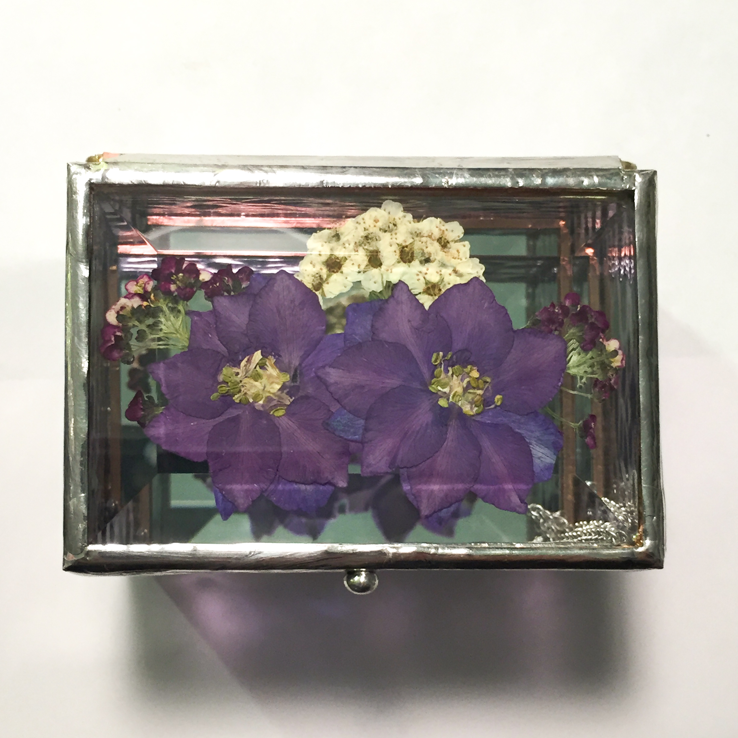 Tiny Glass Boxes make Great Bridesmaid Gifts